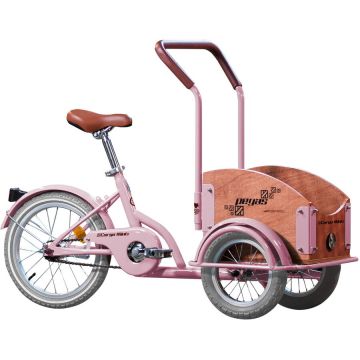 PEGAS Bicicleta Pegas Mini Cargo 1S pentru copii, Roz Bujor