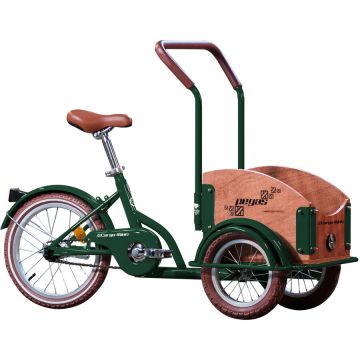 PEGAS Bicicleta Pegas Mini Cargo 1S pentru copii, Verde Smarald