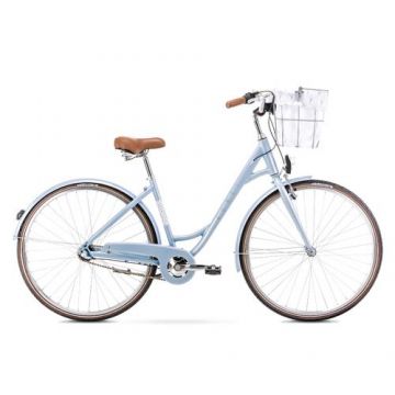 Bicicleta de oras pentru femei Romet Pop Art Eco 26 Mov Lavanda 2022 Marime M