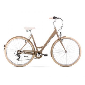 Bicicleta de oras pentru femei Romet Sonata 26 Eco Bej Sampanie 2022 Marime M/18