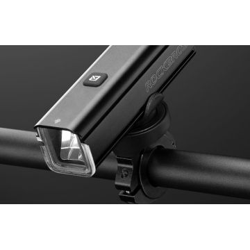 Lumina bicicleta Rockbros 24610002001, LED, 4500 mAh, 1000lm, Incarcare USB-C, Functie lanterna, IPX6, Negru