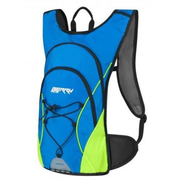 Rucsac Force Berry Ace 12L, albastru-verde fluo