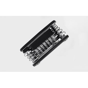 Unealta multifunctionala pentru biciclete Rockbros GJ8002, 16 instrumente, Negru