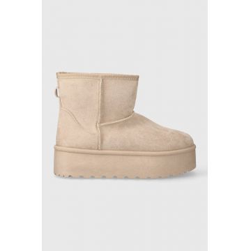Answear Lab cizme de iarna culoarea bej Answear Lab cizme de iarna culoarea bej