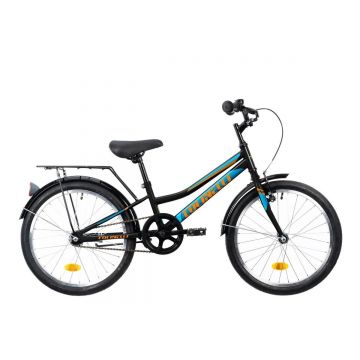 Bicicleta Colinelli COL01, 20 inch, 1 Viteze, Cadru Otel, Frane V-Brake, Negru
