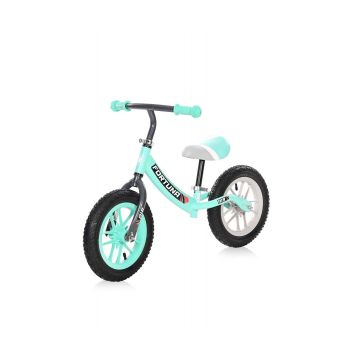 Bicicleta de echilibru, 2-5 ani, 12 inch, anvelope gonflabile, leduri, Lorelli Fortuna Air, Grey Green