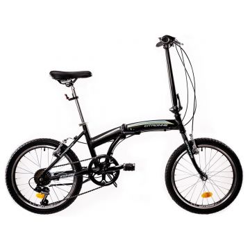 Bicicleta DHS, Pliabila, 20 inch, Negru