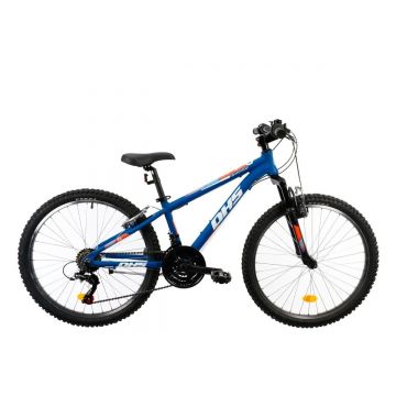 Bicicleta DHS, Terrana 2423, 24 inch, Albastru