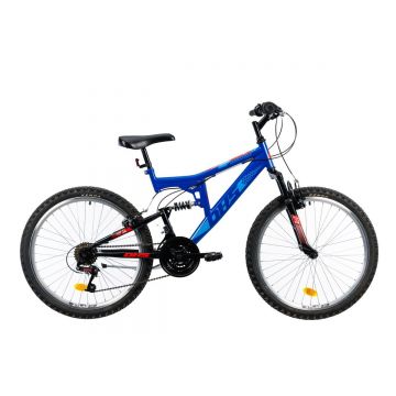 Bicicleta DHS, Terrana 2441, 24 inch, Albastru