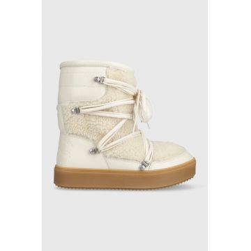 Chiara Ferragni cizme de iarna culoarea bej, CF3258_299 Chiara Ferragni cizme de iarna culoarea bej, CF3258_299