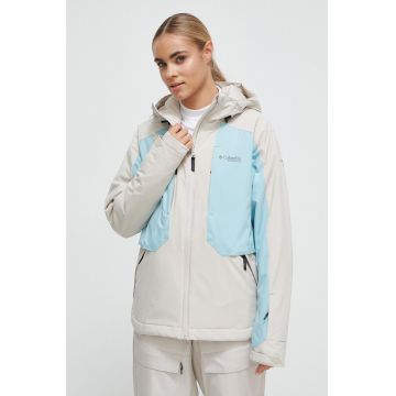 Columbia geaca de schi Highland Summit culoarea bej Columbia geaca de schi Highland Summit culoarea bej