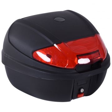 HOMCOM Cutie Universala Posterioara pentru Motocicleta Motoreta Scuter in PP 41 X 40 X 30 cm Negru