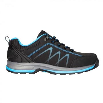 Pantofi trekking outdoor BLOOM BB albastru negru - softshell - pentru femei