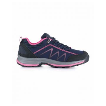 Pantofi trekking outdoor BLOOM roz bleumarin - softshell - pentru femei