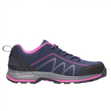 Pantofi trekking outdoor BLOOM roz bleumarin - softshell - pentru femei