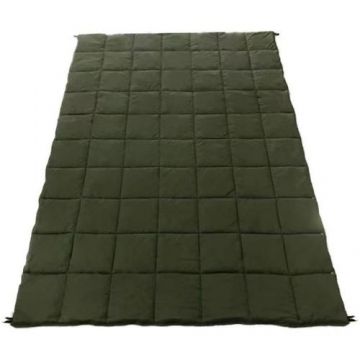 Patura camping Techfit, 200x140 cm, army verde