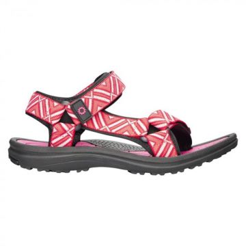 Sandale trekking outdoor LILY - roz - negru - pentru femei