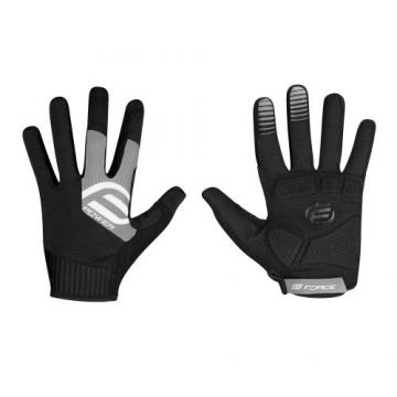 Manusi Ciclism Force MTB Power, M (Negru/Gri)