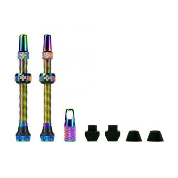 Set 2 valve Tubeless Muc-Off V2 44mm Multicolor