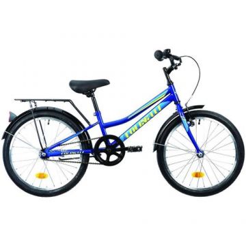 Bicicleta Copii Colinelli 2001, 1 Viteze, Cadru Otel, Marimea 230 mm, Roti 20inch, Frane V - Brake (Albastru)