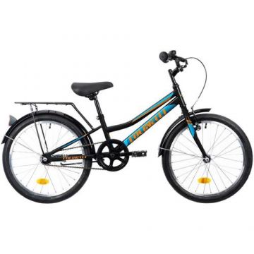Bicicleta Copii Colinelli 2001, 1 Viteze, Cadru Otel, Marimea 230 mm, Roti 20inch, Frane V - Brake (Negru)