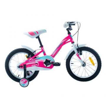 Bicicleta Copii Sprint Alice, Roti 16inch, Frane V-Brake (Roz)