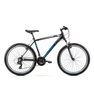 Bicicleta de munte pentru barbati Romet Rambler R6.1 marimea XL/21, 2022, Negru/Albastru