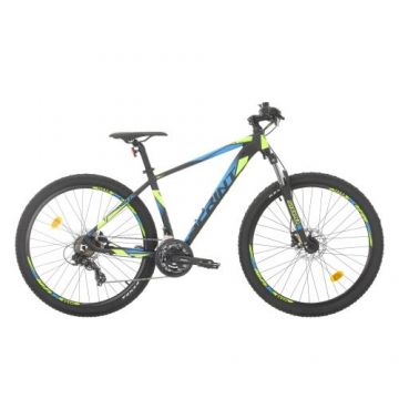 Bicicleta MTB Sprint Maverick, Roti 27.5inch, Cadru 480mm, 21 Viteze (Negru mat)