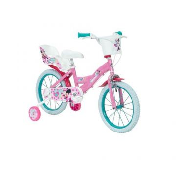 Bicicleta pentru copii Disney Minnie, roti 16inch, Roz