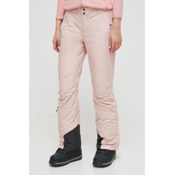 Columbia pantaloni culoarea roz