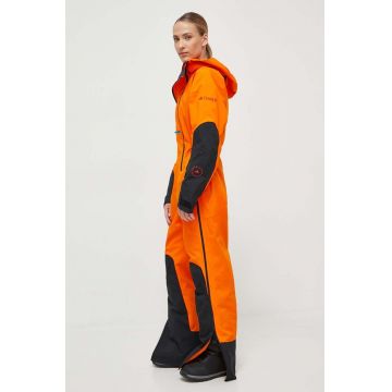 adidas by Stella McCartney salopeta x TERREX True Nature culoarea portocaliu