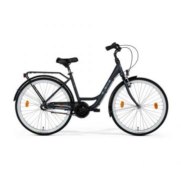 Bicicleta de oras M-BIKE CITYLINE 328 marime 43cm, 2021, Gri/Albastru