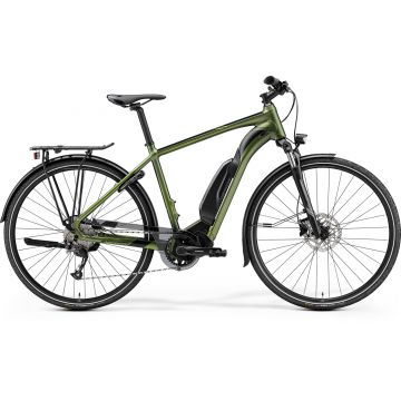 Bicicleta Electrica de Trekking/City Merida eSpresso 300 SE EQ 504Wh Verde/Negru 2023