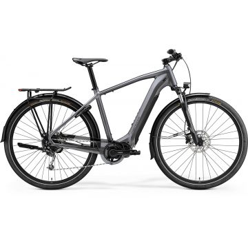 Bicicleta Electrica de Trekking/City Merida eSpresso 400 S EQ Argintiu/Negru 2023