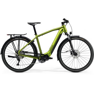 Bicicleta Electrica de Trekking/City Merida eSpresso 500 EQ Verde/Negru 2023