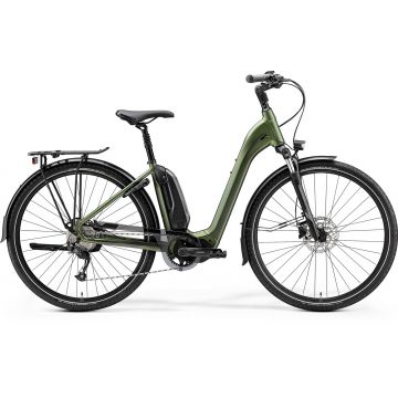 Bicicleta Electrica de Trekking/City Merida eSpresso City 300 SE EQ 504Wh Verde/Gri 2021