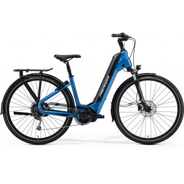 Bicicleta Electrica de Trekking/City Merida eSpresso City 400 EQ Albastru/Negru 2023