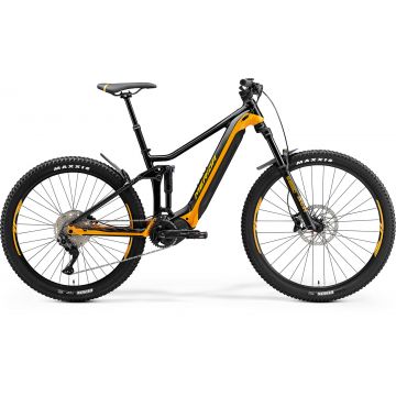 Bicicleta Electrica MTB Merida eOne-Forty 400 Negru/Portocaliu 2023