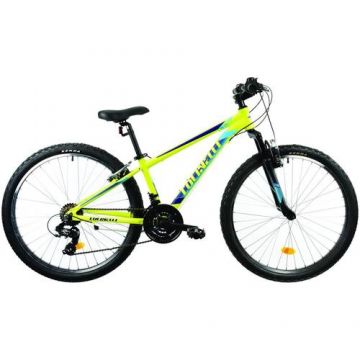 Bicicleta MTB Colinelli 2623, Schimbator Shimano, 21 Viteze, Cadru Aluminiu, Marimea 330 mm, Roti 26inch, Frane V - Brake, Verde