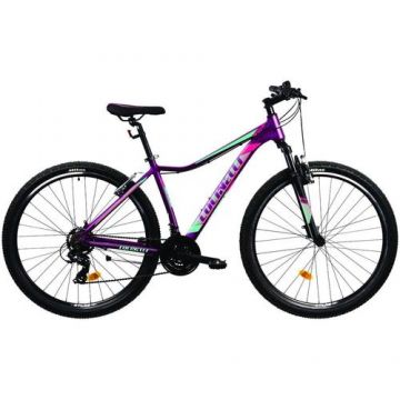Bicicleta MTB Colinelli 2922, Schimbator Shimano, 21 Viteze, Cadru Aluminiu, Marimea S, Roti 29inch, Frane V - Brake, Culoare Violet