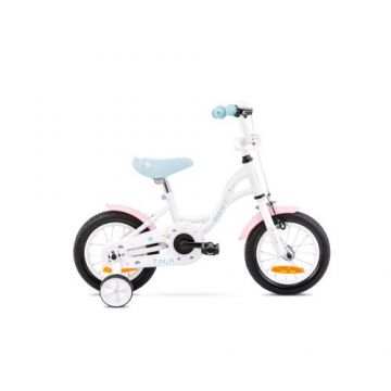 Bicicleta pentru copii Romet Tola 12 Alb/Turcoaz 2022
