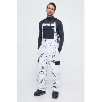 DC pantaloni Docile culoarea alb