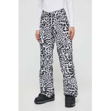 DC pantaloni Nonchalant culoarea alb