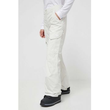 DC pantaloni Nonchalant culoarea bej