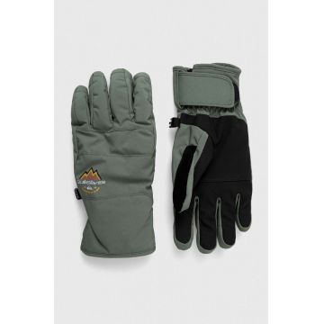 Quiksilver mănuși de schi Cross culoarea verde