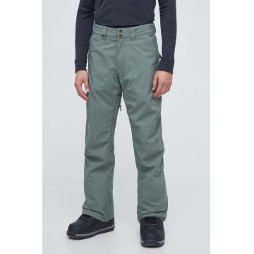 Quiksilver pantaloni barbati, culoarea verde