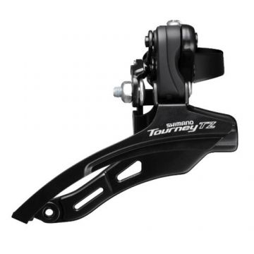 Schimbator Fata Shimano FD-TZ500-DS6 - 3 x 6/7 Viteze, Colier 31.8 mm, Negru