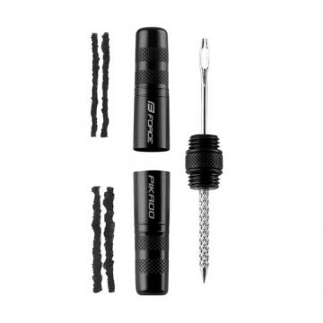 Set kit de reparatie tubeless Force Pikado (Negru)