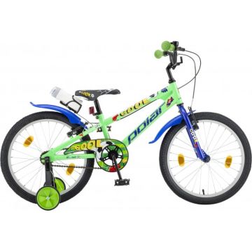 Bicicleta Copii Polar 2023 Football - 20 Inch, Verde-Albastru