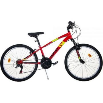 Bicicleta Dino Bikes 24'' MTB barbati Ring rosu